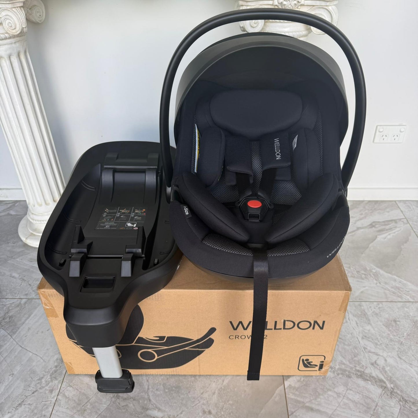 Stridex 3-in-1 Baby Stroller Travel System – with Crown Capsule & Base
