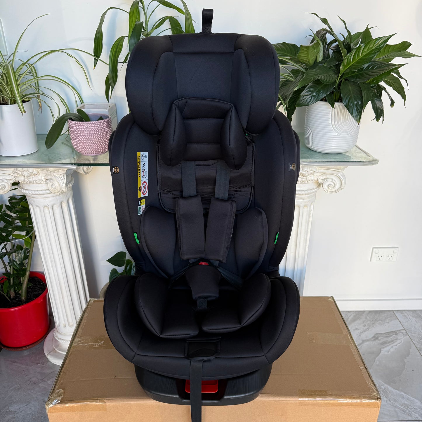 The Orbit Black - I-Size 360 Rotational Baby Car Seat - Newborn to 12 Years Old