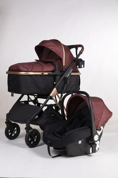 Arête Stridex 3-in-1 Travel System — Red