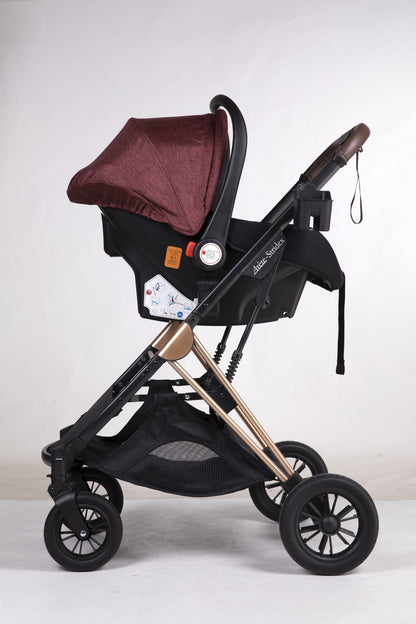 Arête Stridex 3-in-1 Travel System — Red