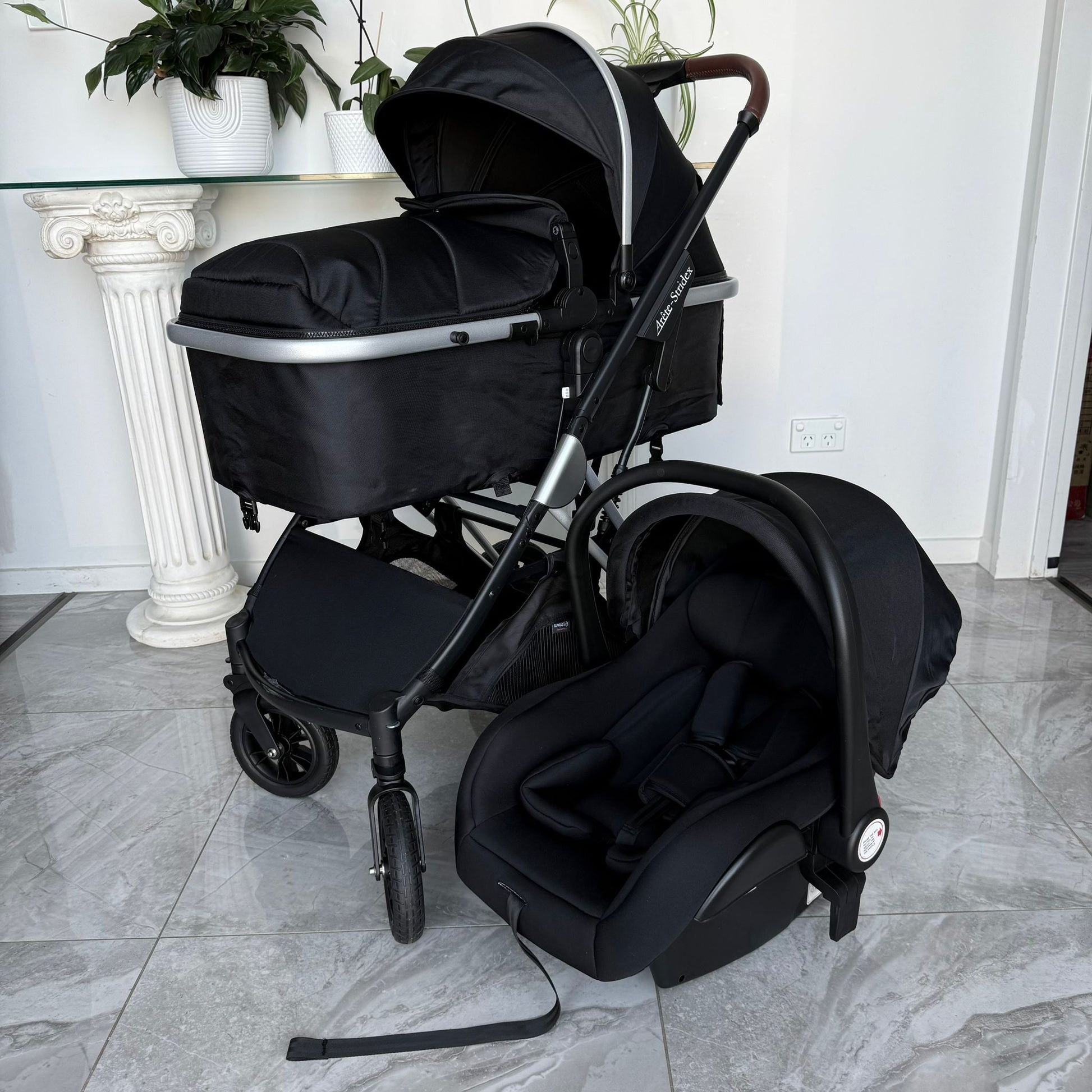 3 toddler stroller Strixdex Baby Stroller 3 in 1 – Arete Baby Products