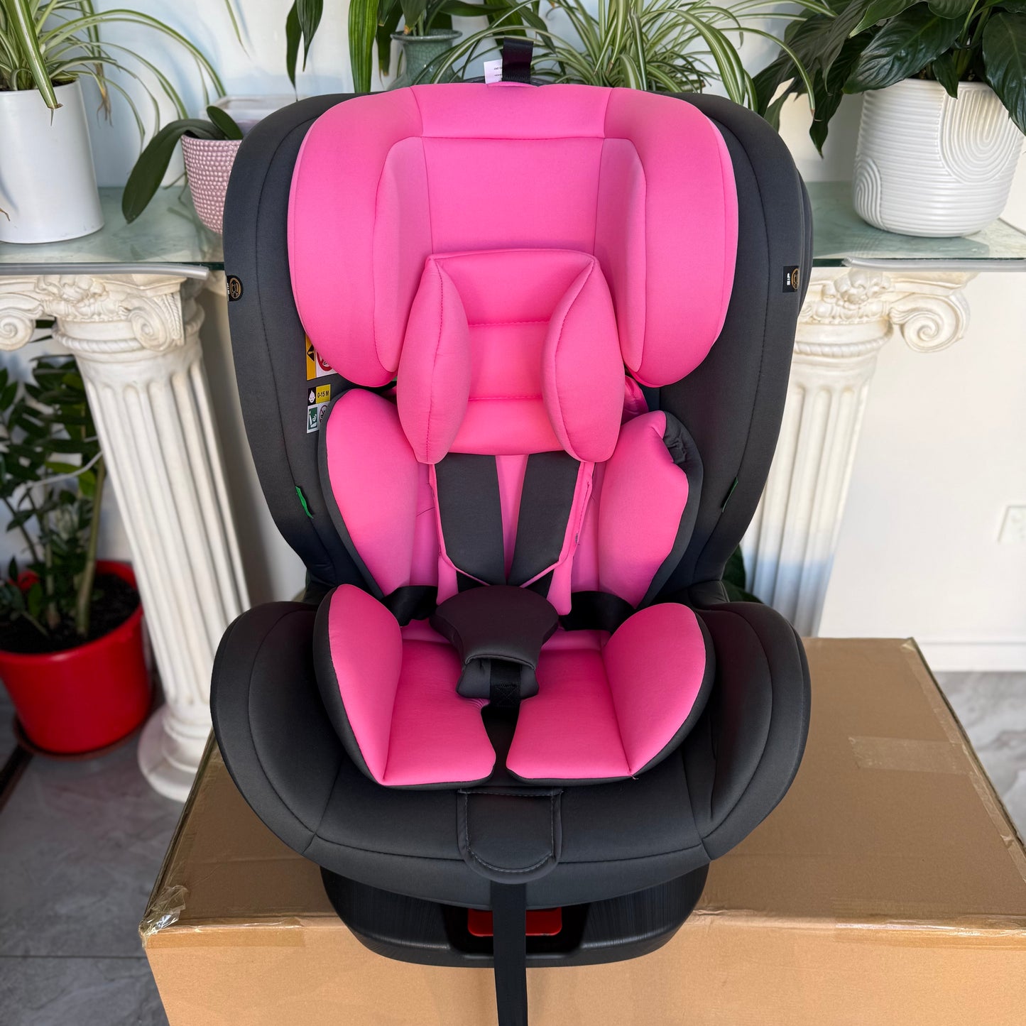 The Orbit Pink - I-Size 360 Rotational Baby Car Seat - Newborn to 12 Years Old