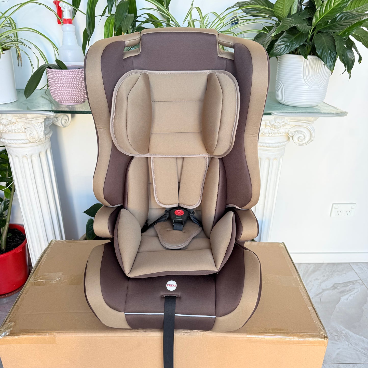 Baby Booster Seat Brown