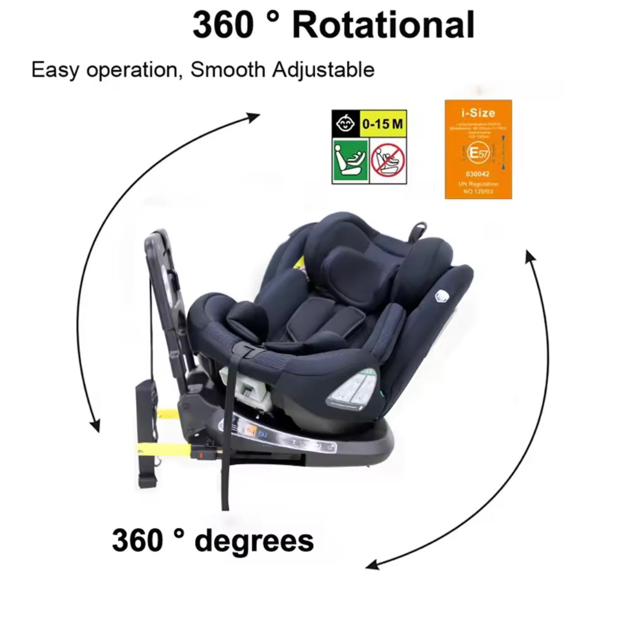Rotational Car Seat I Size Approved