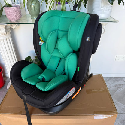 The Orbit Green - I-Size 360 Rotational Baby Car Seat - Newborn to 12 Years Old