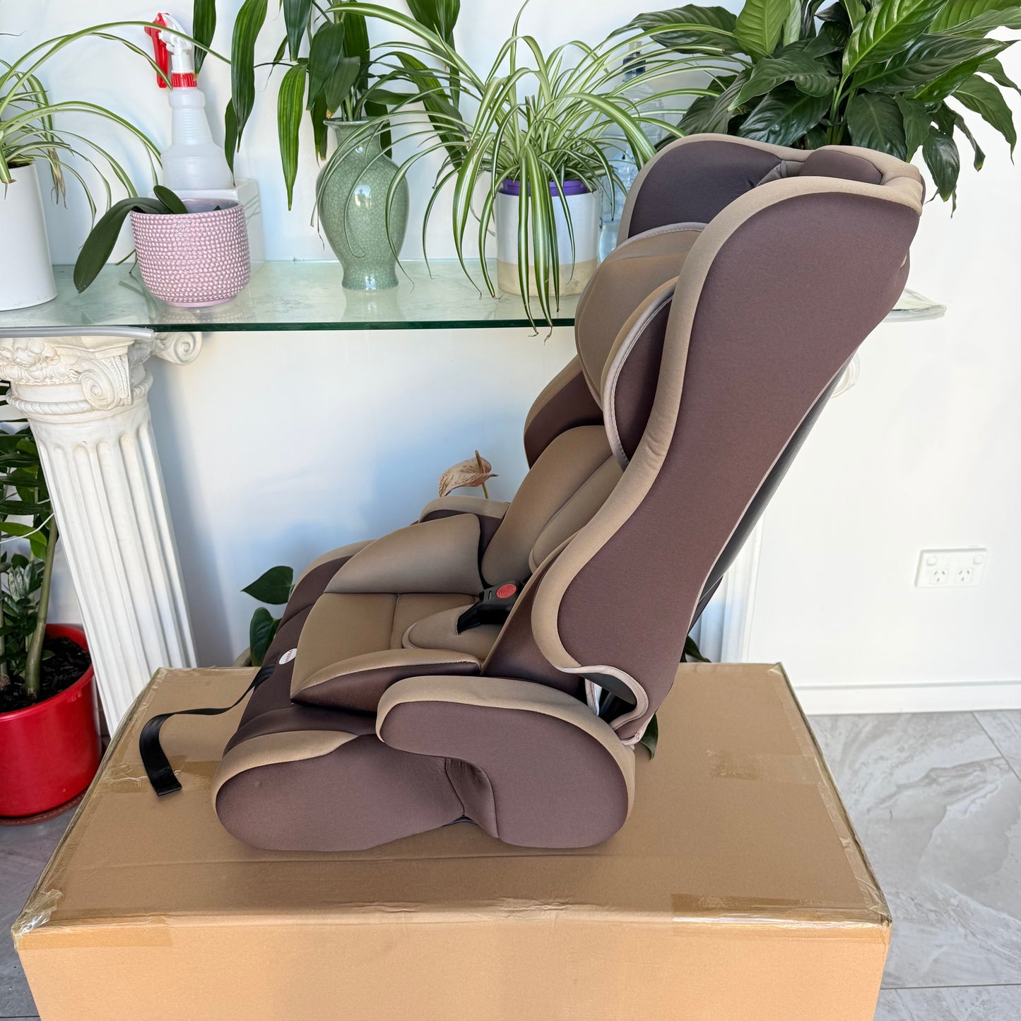 Baby Booster Seat Brown