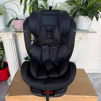 The Orbit Black - I-Size 360 Rotational Baby Car Seat - Newborn to 12 Years Old