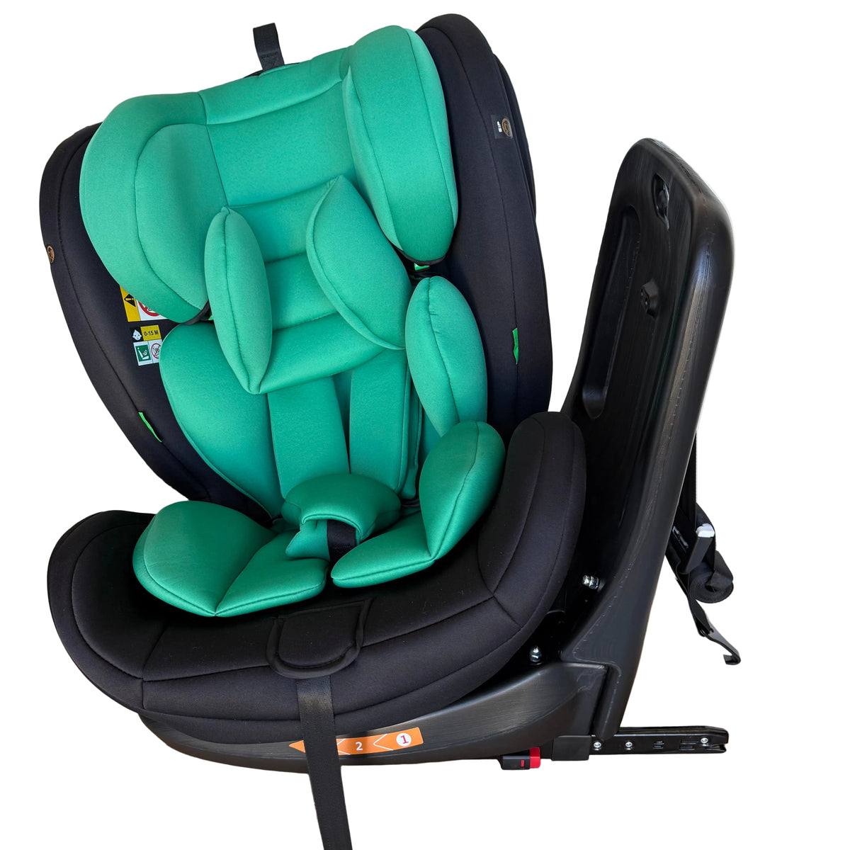 Arête Orbit 360 rotating car seat in green, R129 ISOFIX