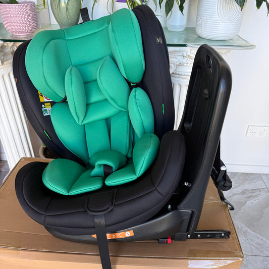 The Orbit Green - I-Size 360 Rotational Baby Car Seat - Newborn to 12 Years Old
