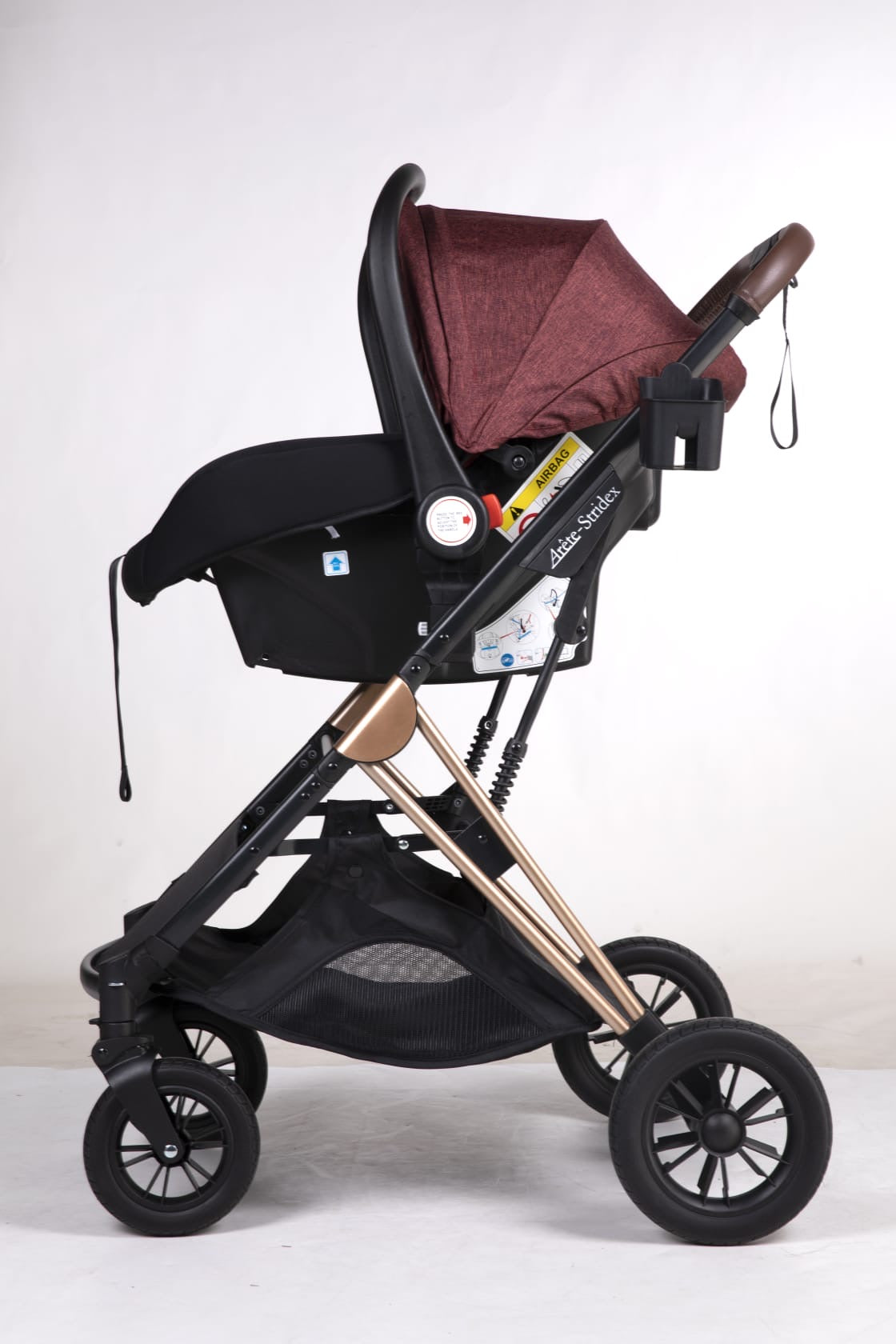 Arête Stridex 3-in-1 Travel System — Red