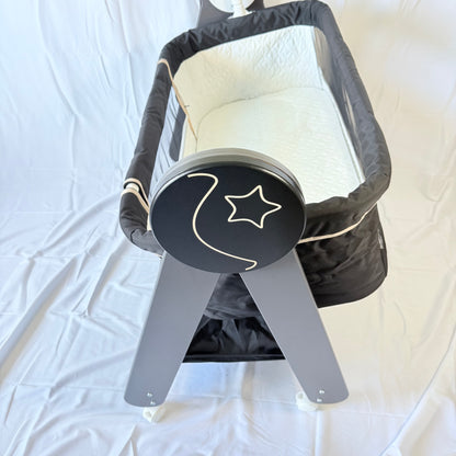Arête Electric Rocking Cosleeper Bassinet — Black