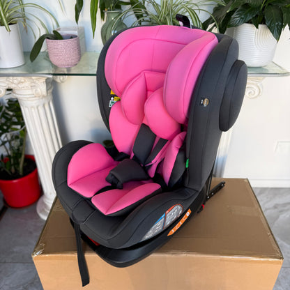 The Orbit Pink - I-Size 360 Rotational Baby Car Seat - Newborn to 12 Years Old